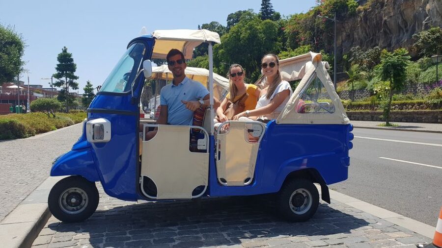 Funchal: Monte Toboggan and Old Town Tour by Tuk-Tuk - The Monte basket cart ride