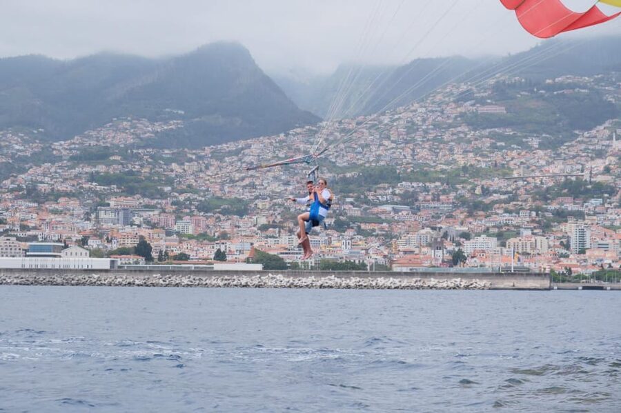 Funchal: Parasailing Tour on the Coast of Madeira Island - Leaving Funchal from Pier 8