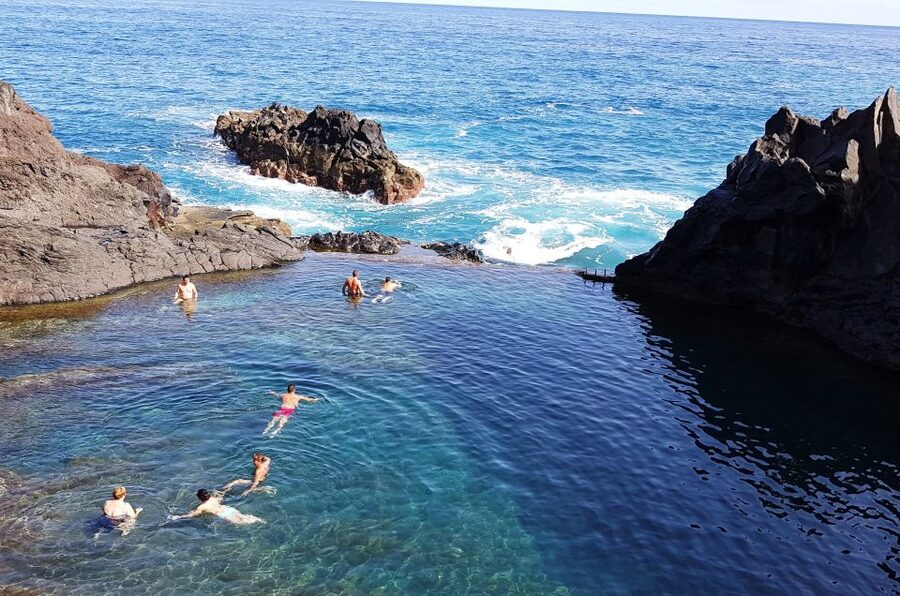 Funchal: Porto Moniz, Seixal, Fanal, and Cabo Girão Tour - Porto Moniz: the day’s main water stop