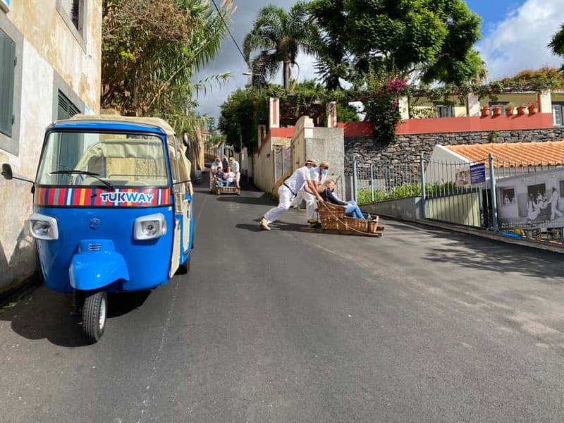 Funchal: Toboggan and Old Town Experience with Tukway - Heading uphill to Monte Village
