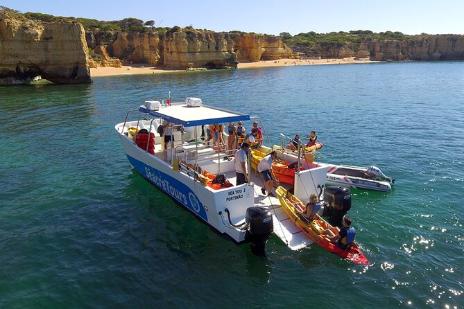 Guided Kayak Tour: Exploring Benagil Caves - From Albufeira Marina to the Benagil coast