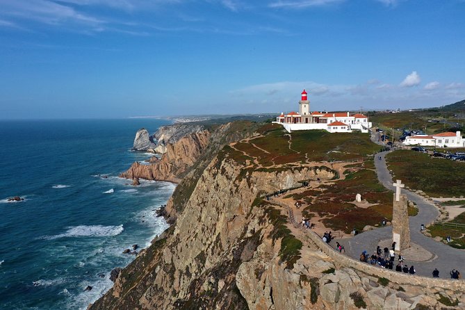 Guided Tour to Sintra, Pena, Regaleira, Cabo da Roca and Cascais - Pena Palace from the outside