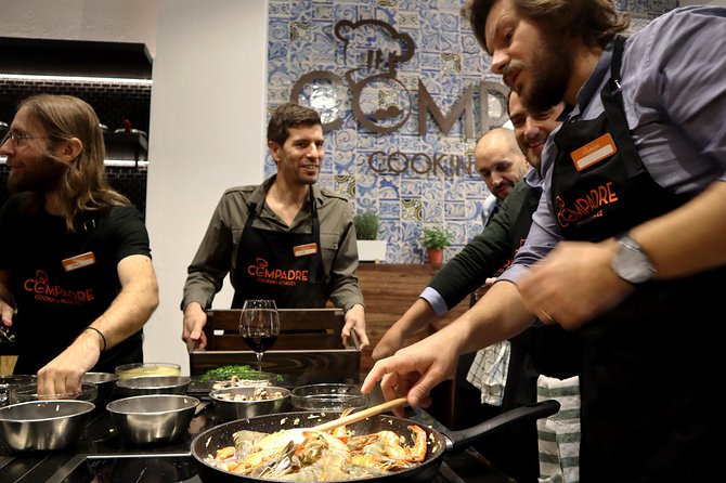 Hands on Portuguese Cooking Class in Lisbon - Sitting down to eat what you cooked