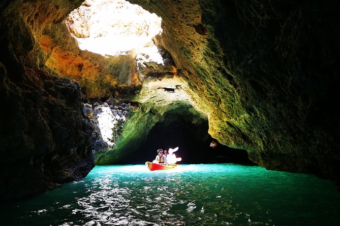 Kayak Benagil Cave with 1st kayak tour company - What kayaking feels like for two hours