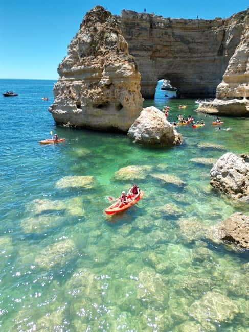 Kayak Tour Unexplored Caves + Benagil Cave - Key points at a glance