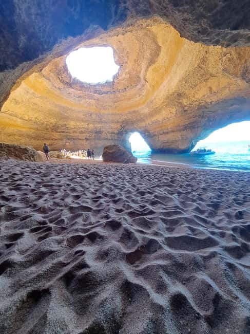 Kayak Tour Unexplored Caves + Benagil Cave - Starting on a quiet beach near Benagil