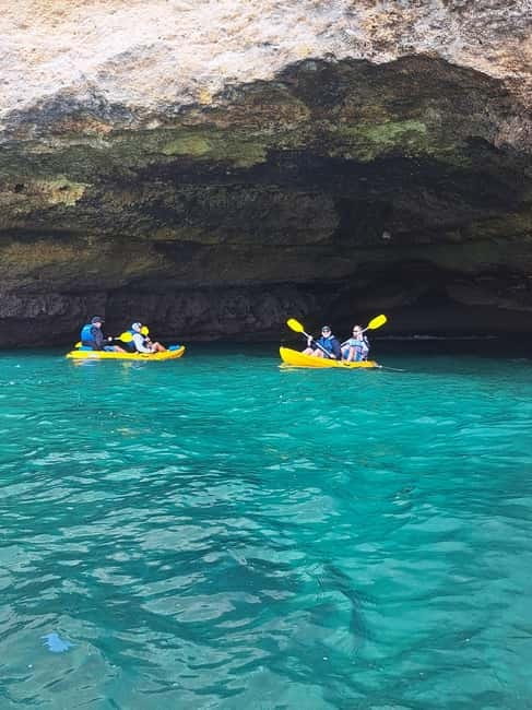 Kayak Tour Unexplored Caves + Benagil Cave - Marinha Beach and the Seven Hanging Valleys Trail