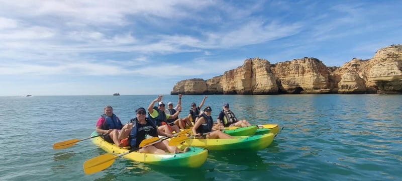 Kayak Tour Unexplored Caves + Benagil Cave - Why the small groups matter