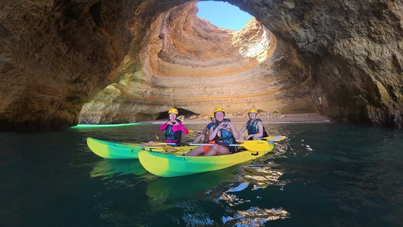 Kayak Tour Unexplored Caves + Benagil Cave - What the $41 price gets you