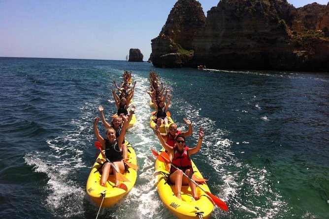 Kayak Trip in Lagos - Paddling toward the grottoes