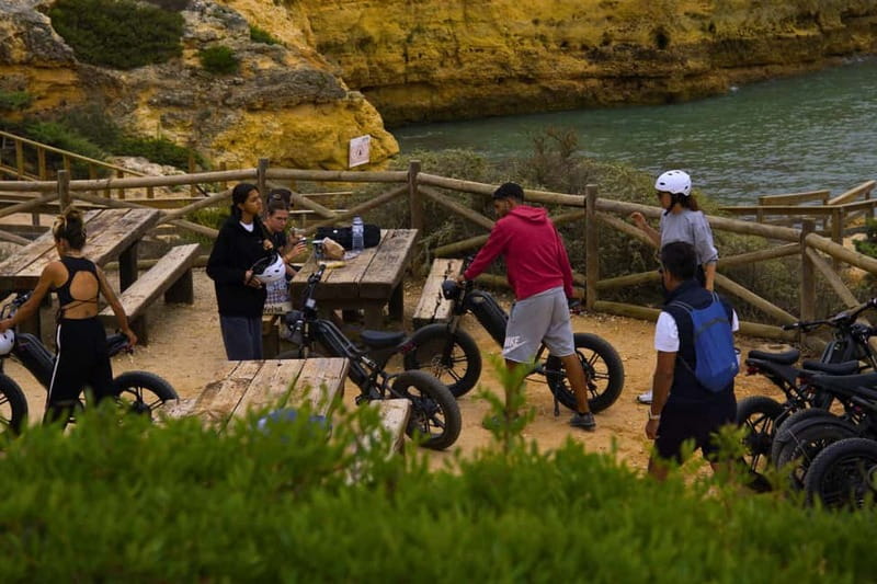 Lagoa: Seven Hanging Valleys Scenic E-Bike Tour - Seeing Benagil Sea Cave from the cliffs