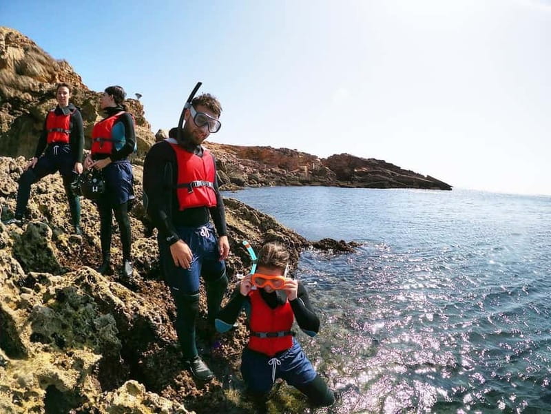Lagos: Algarve Coasteering and Snorkeling Adventure - Three hours of swimming, climbing, and jumps