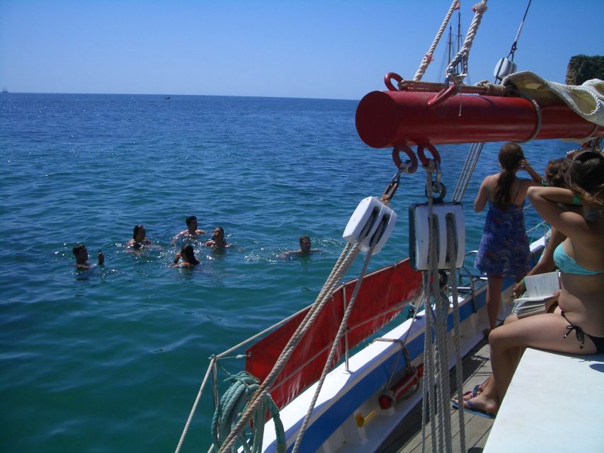 Lagos: Ponta Piedade Sail & Caves Cruise w/Portuguese Tapas - The Algarve coast from the water