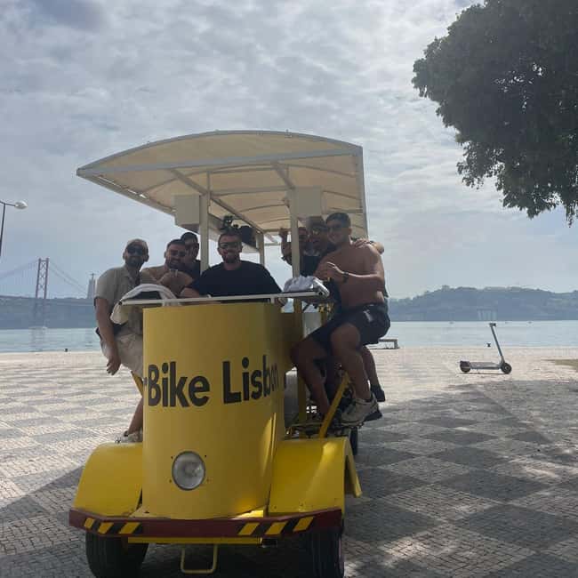 Lisbon: 1-Hour Beer or Sangria Bike Sightseeing Tour - A One-Hour Route With a Party Pace