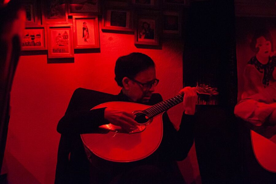 Lisbon: Alfama Tour and Live Fado with Traditional Dinner - Alfama after dark, with steep streets and local detail