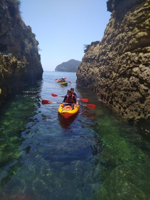 Lisbon: Arrábida Kayak and Coasteering Adventure Tour - Four hours on the water at Portinho da Arrábida