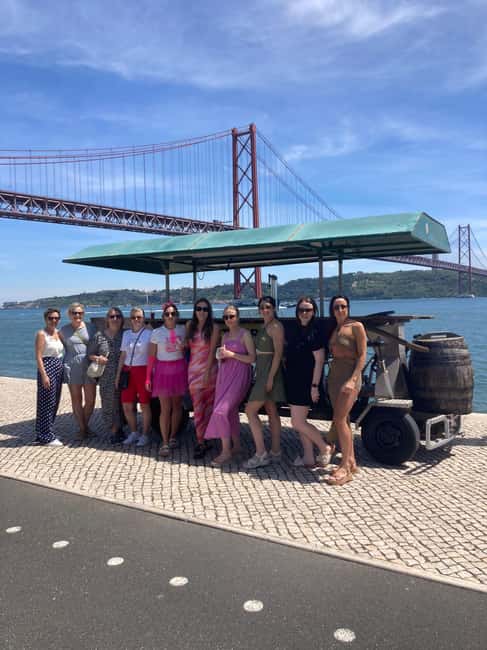 Lisbon: Beer Bike Tour with Sangria and Beer - Sangria, beer, soft drinks, and the music setup
