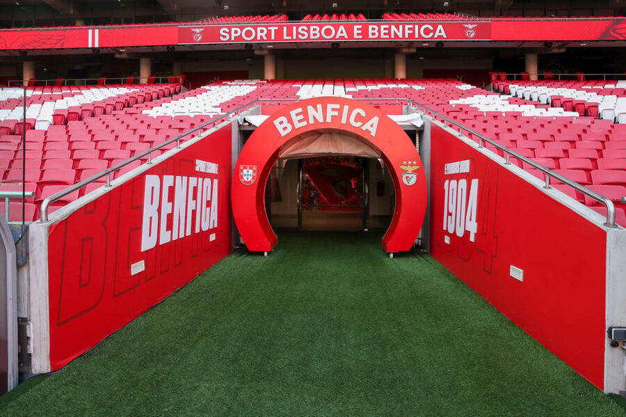 Lisbon: Benfica Luz Stadium Tour with Souvenir Scarf - The Sagres Stand, NX Lounge, and campus model