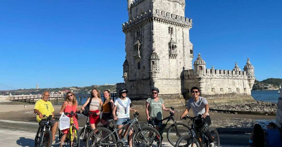 Lisbon: Bike Tour From City Center to Belem - The riverfront ride toward Belém