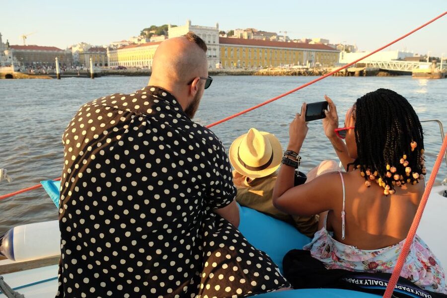 Lisbon: City Skyline Sailboat Cruise with Drink and Snacks - Crossing to Cacilhas for the wide city view