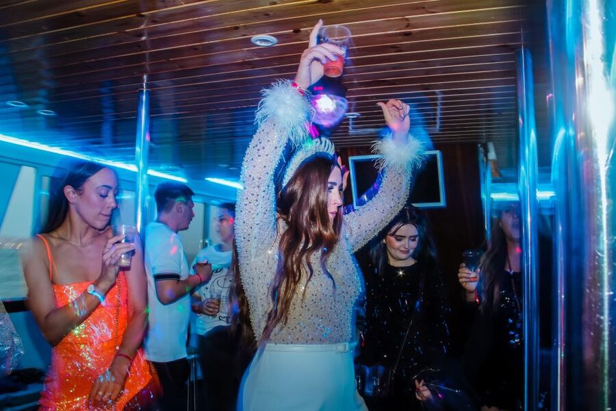 Lisbon: Disco Night Cruise with DJ and Open Bar - The lower deck is where the party happens