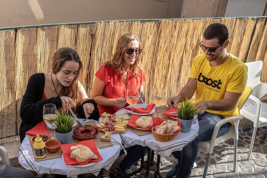 Lisbon: E-Bike Food Tour of Alfama and Old Town - Portas do Sol, where the view meets the food