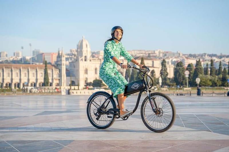Lisbon: Electric Bike Tour by the River to Belém - Under the 25 de Abril Bridge in Alcântara