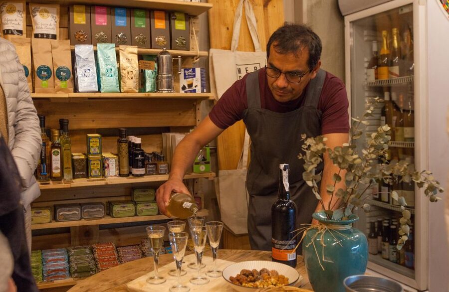 Lisbon: Evening Local Food Crawl with Drink Pairings - Local drinks, from beer to moscatel