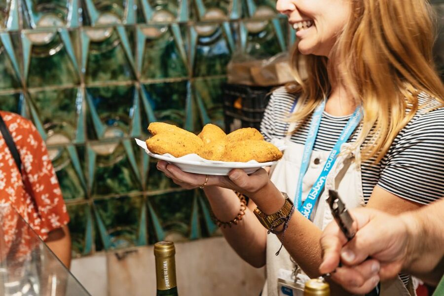 Lisbon: Food and Wine Small Group Walking Tour - Chouriço, bread, cheese, and red wine