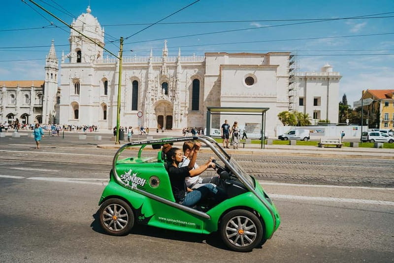 Lisbon: GPS-Guided Spinach Tour by Electric Car - Chiado, Príncipe Real, and Rossio