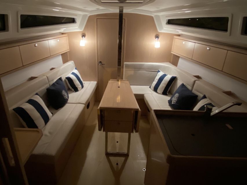 Lisbon: Luxury Sailboat Cruise at Night - MAAT and Lisbon’s modern riverfront