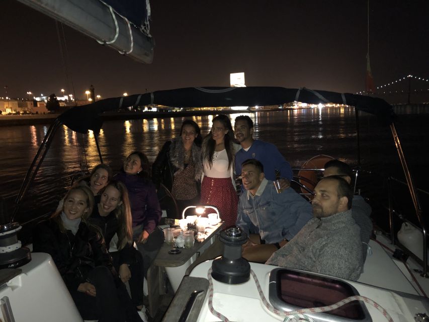 Lisbon: Luxury Sailboat Cruise at Night - Alfama, the Castle Quarter, and the hills