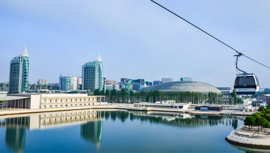 Lisbon: Nations Park Gondola Lift Cable Car Round Trip - Choosing between the North and South stations