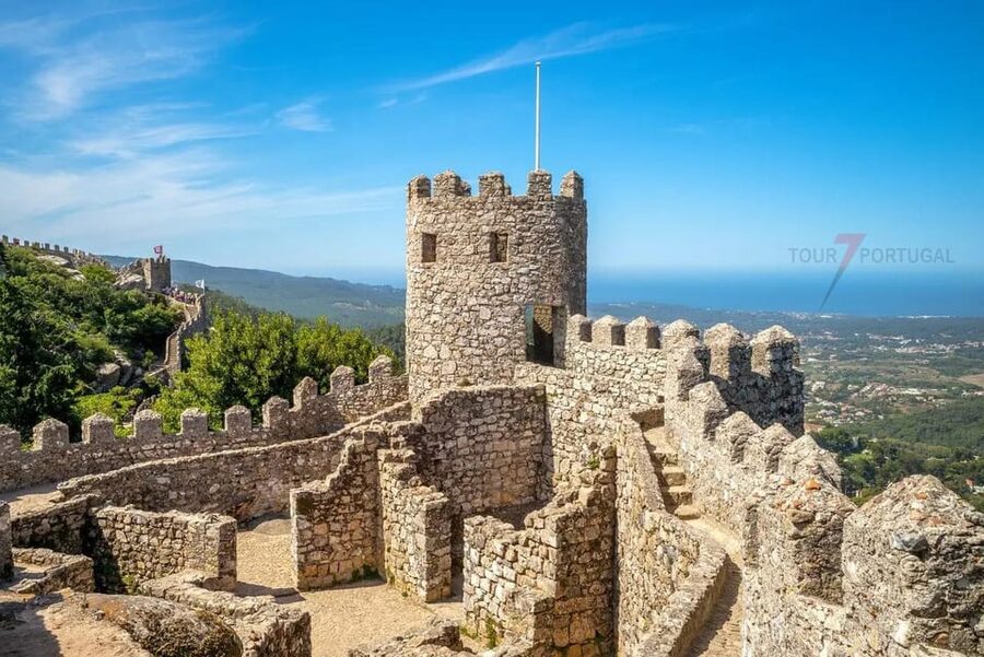 Lisbon: Pena Palace, Moorish Castle, Qta. Regaleira & Sintra - Cabo da Roca and Cascais add the Atlantic