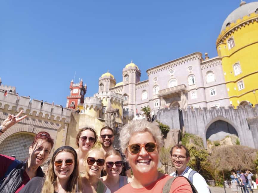 Lisbon: Pena Palace, Regaleira, Sintra, and Cascais Day Trip - Reaching Pena Palace above Sintra