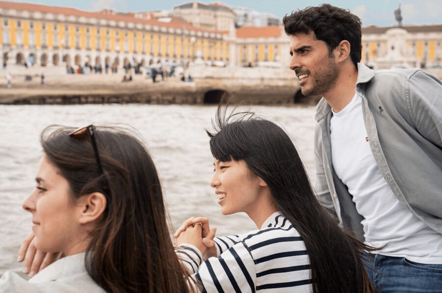 Lisbon: Private Boat Trip, Guided Walking Tour, Bike & Tram - From Restauradores toward Bairro Alto