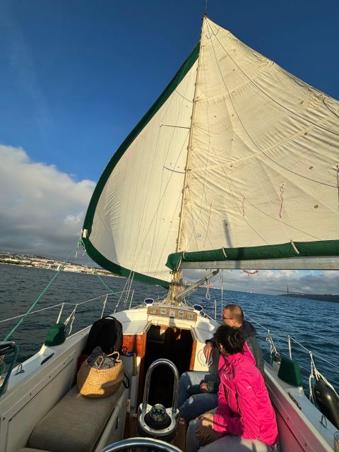 Lisbon: Private Sailing City & Sunset Tour - Cristo Rei across the water