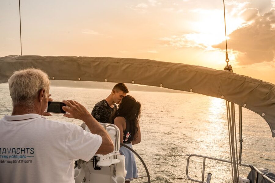 Lisbon: Private Sunset Cruise on the Tagus River with Drink - What the yacht experience feels like