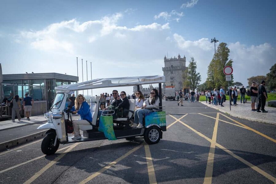 Lisbon: Private Tuk Tuk Tour with Optional Boat Cruise - The Classic tour adds Belém and its pastries