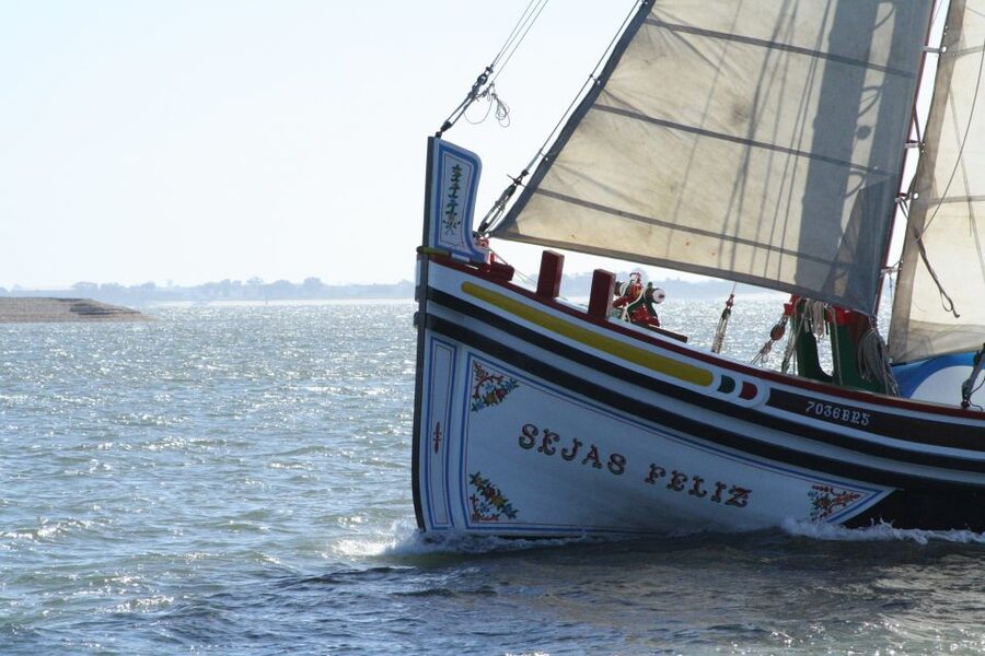 Lisbon: River Tagus Sightseeing Cruise in Traditional Vessel - Views toward Alfama, the castle, and the cathedral