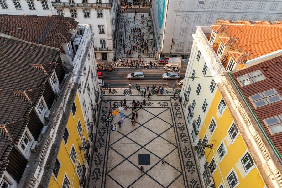 Lisbon: Rua Augusta Arch Admission Ticket - The 360-degree view from the top