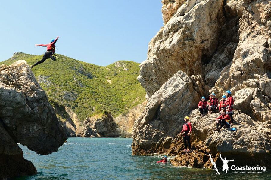Lisbon: Sesimbra/Arrábida Natural Park Coasteering Adventure - Getting fitted for a wet, active morning