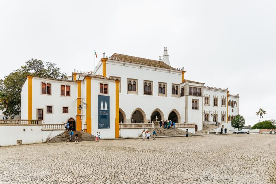 Lisbon: Sintra Tour with Optional Regaleira & Pena Gardens - Pena Palace Gardens, with the castle above you