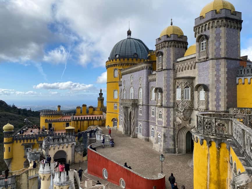 Lisbon: Sintra Tour with Pena Palace and Quinta da Regaleira - Pena Palace, Sintra’s colorful hilltop prize