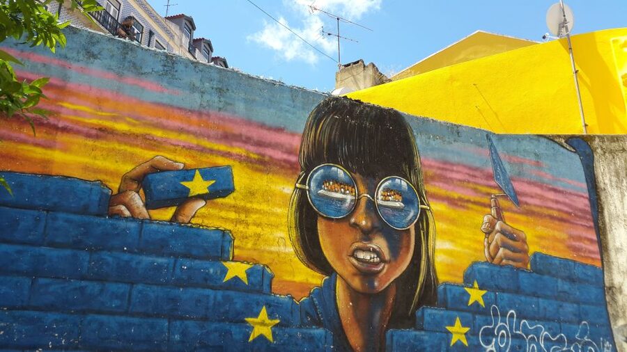 Lisbon: Street Art and Historical Walking Tour - Follow Lisbon’s street art beyond painted walls