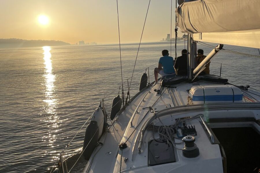 Lisbon: Sunset Sailing Boat Cruise with Wine - Belém Tower and the Monument to the Discoveries