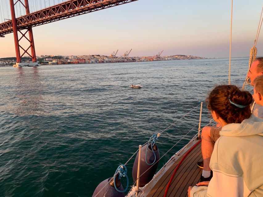 Lisbon: Sunset Sailing Cruise with Wine - The waterfront sights you can see