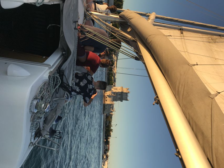 Lisbon Sunset Sailing – Small Group (max 10) Wine & History - Key points at a glance
