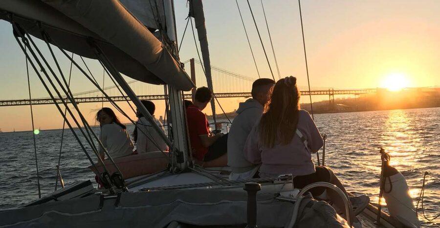 Lisbon Sunset Sailing – Small Group (max 10) Wine & History - Captain Rui and the human side of the tour