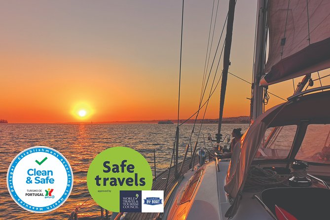 Lisbon Sunset Sailing Tour on Luxury Sailing Yacht with 2 Drinks - Wine, cheese, and the sunset hour